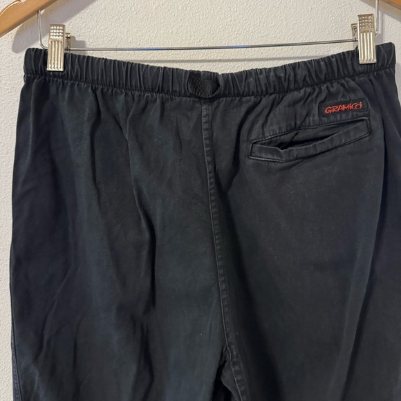 Vintage Gramicci Cotton Twill Belted Pants Black Gorpcore Outdoor-Medium - Picture 7 of 10